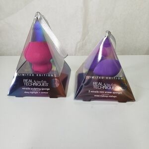 NEW Real Techniques‎ Makeup Sponge Set  Miracle Sculpting Mini Eraser